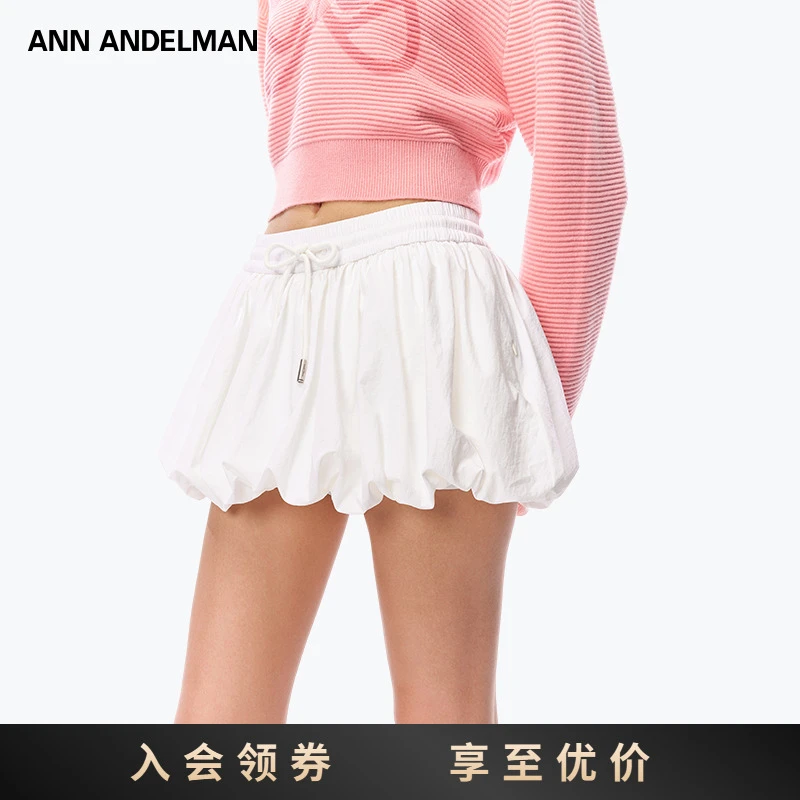 ANN ANDELMAN25春夏 显瘦花苞双腰头短裤裙