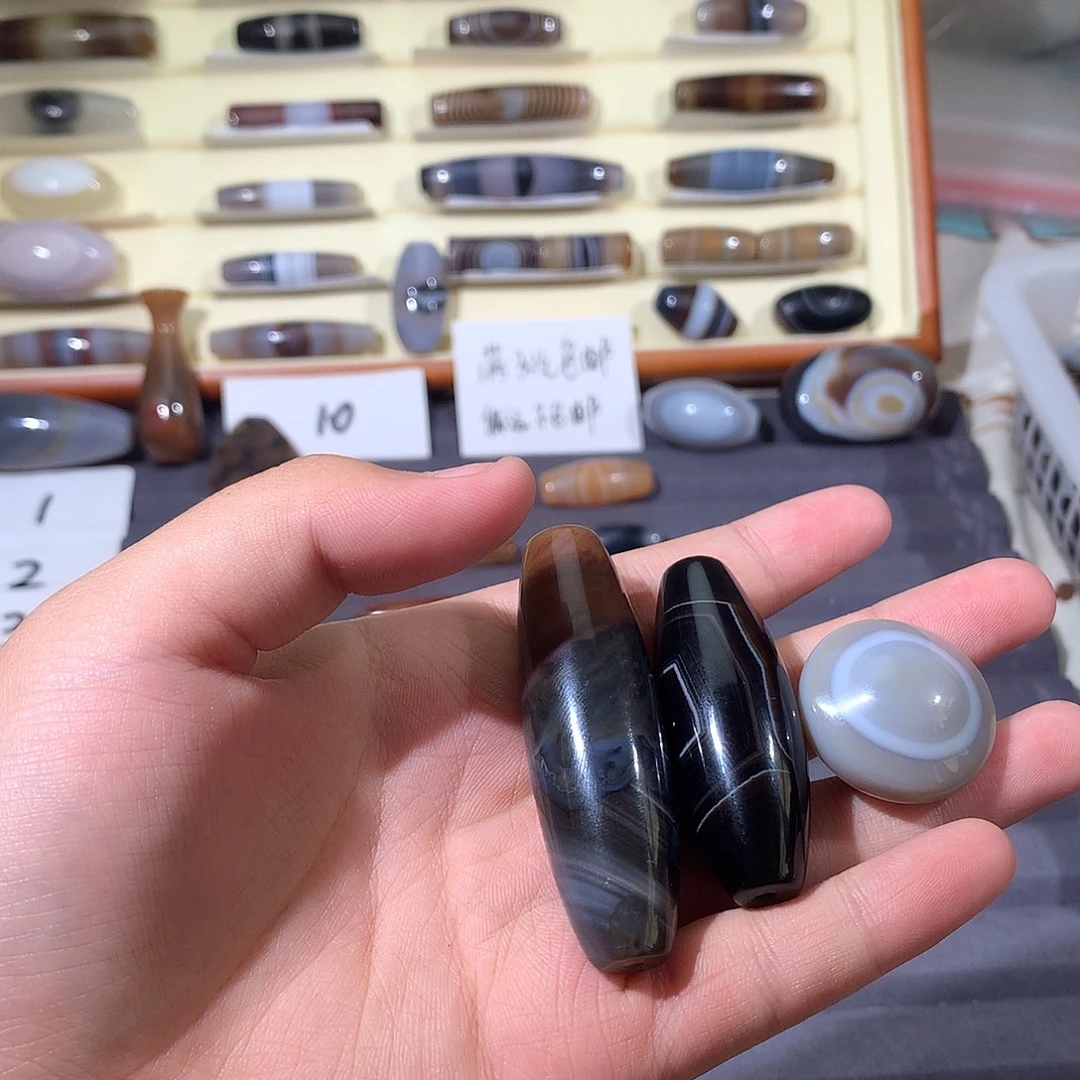 古***️玛瑙/玉髓未镶嵌颈饰