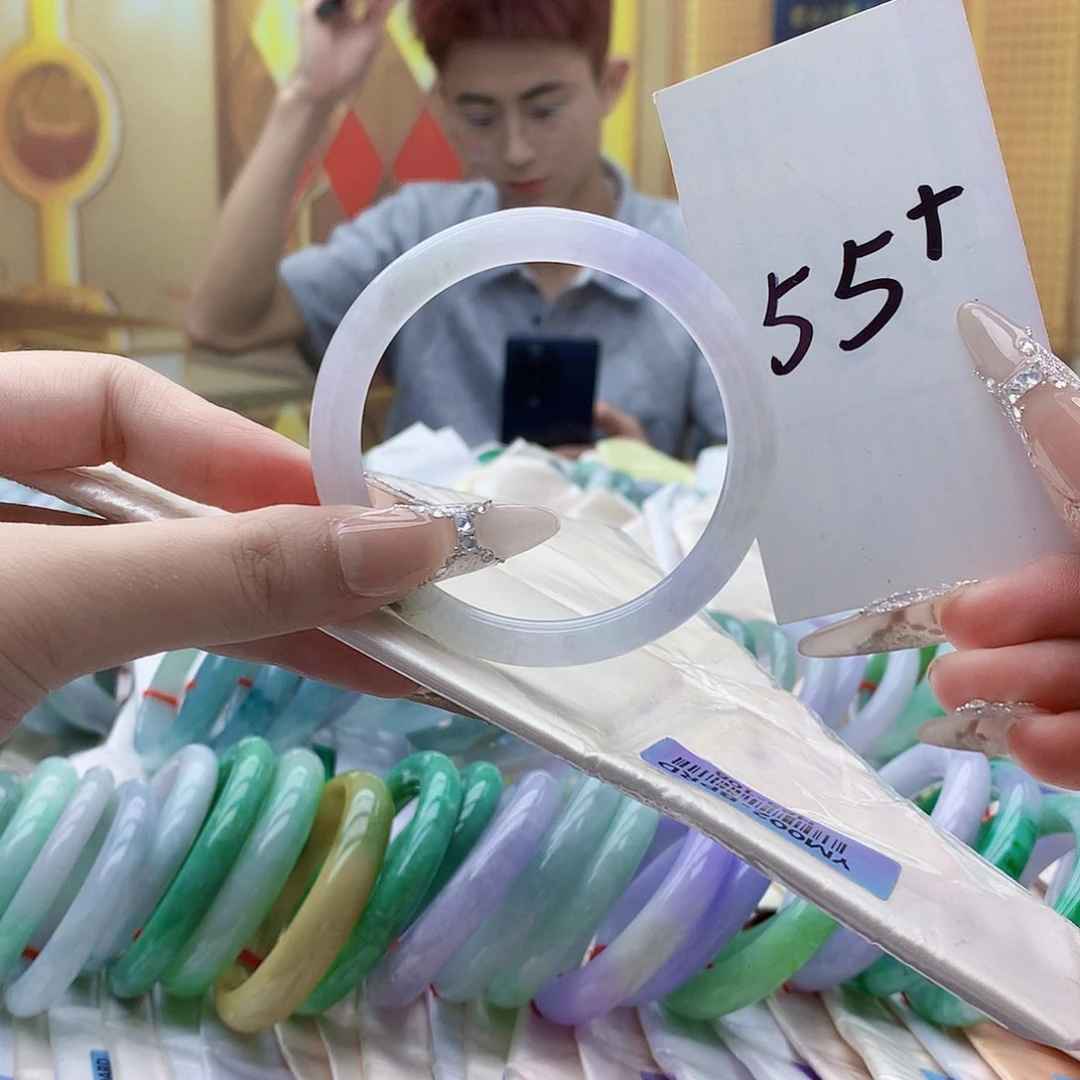 翡翠未镶嵌手镯nn