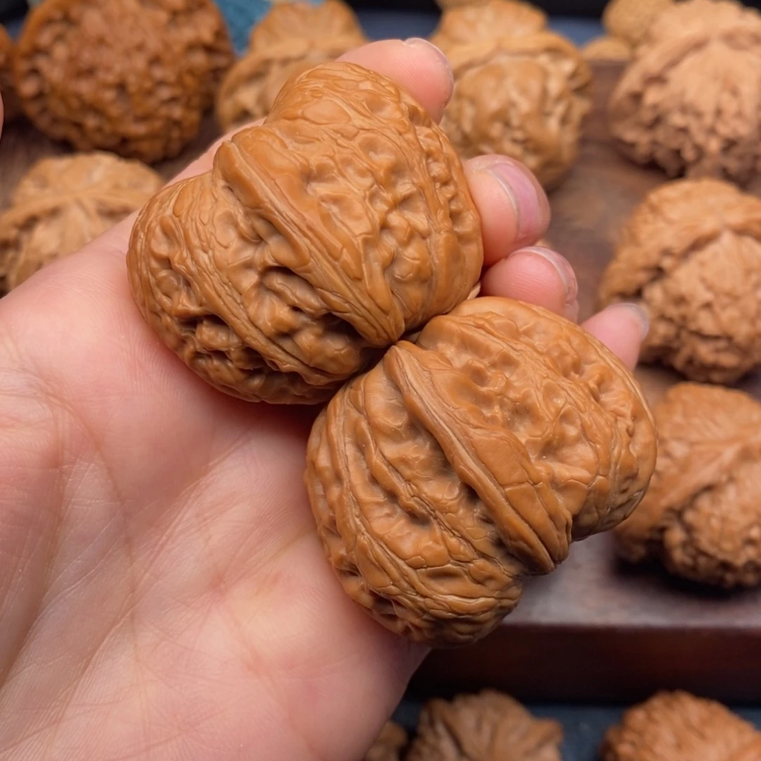 文玩核桃把件43平谷元宝