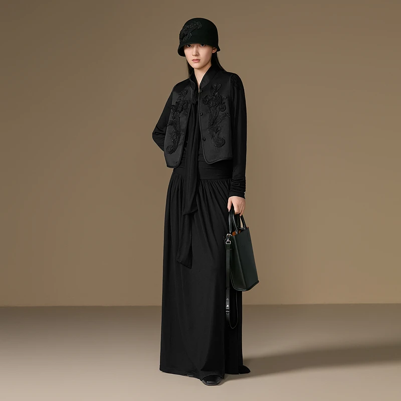 EXCEPTION针织连衣裙AA25-Q3J02