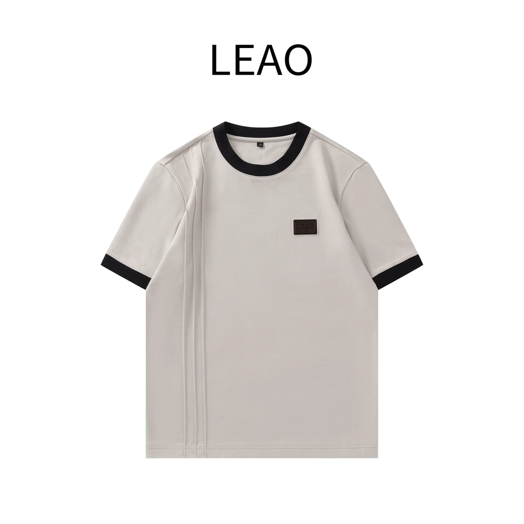 LEAO男装秋冬内搭高奢经典男士休闲简约百搭气质打底衫