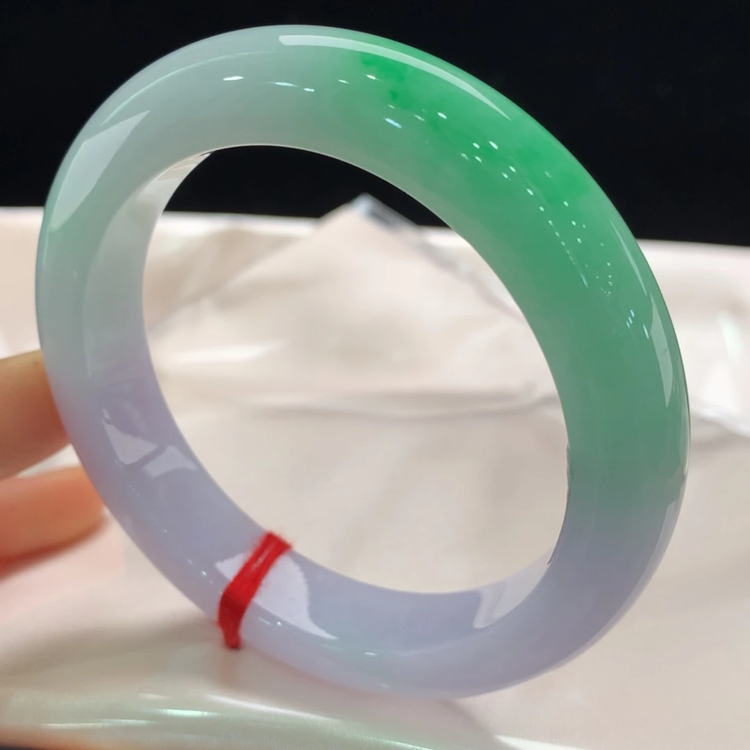 翡翠未镶嵌手镯0159