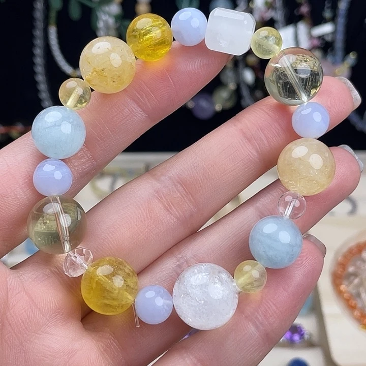 未镶嵌手链水晶多宝