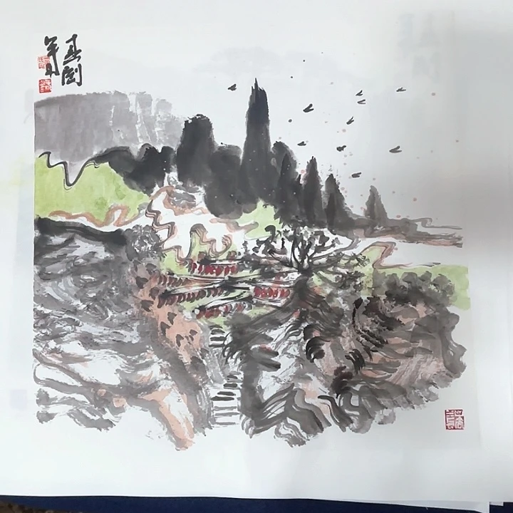 国画崔春刚国画作品