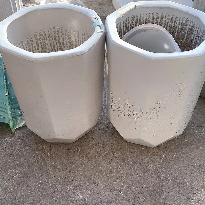 花盆陶瓷的制作两个中号