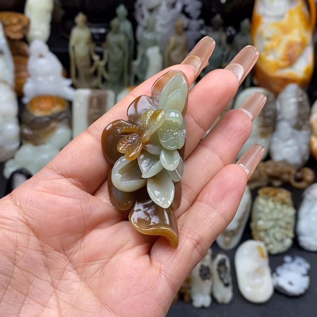 和田玉颈饰未镶嵌淘***多