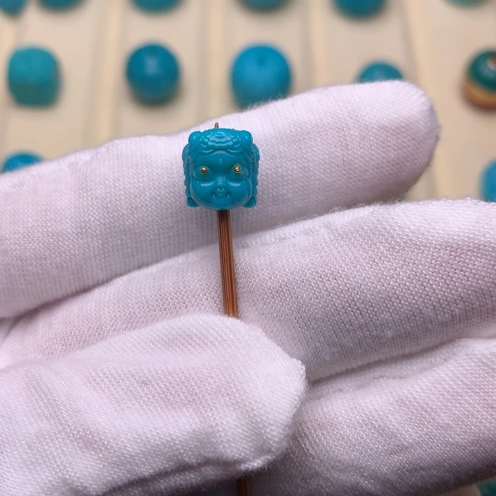 绿松石未镶嵌绿松石扎基9.2