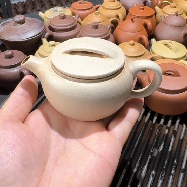 茶壶紫砂高****8白玉段汉瓦150cc