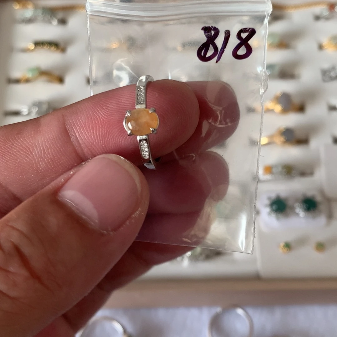 未镶嵌戒指翡翠818