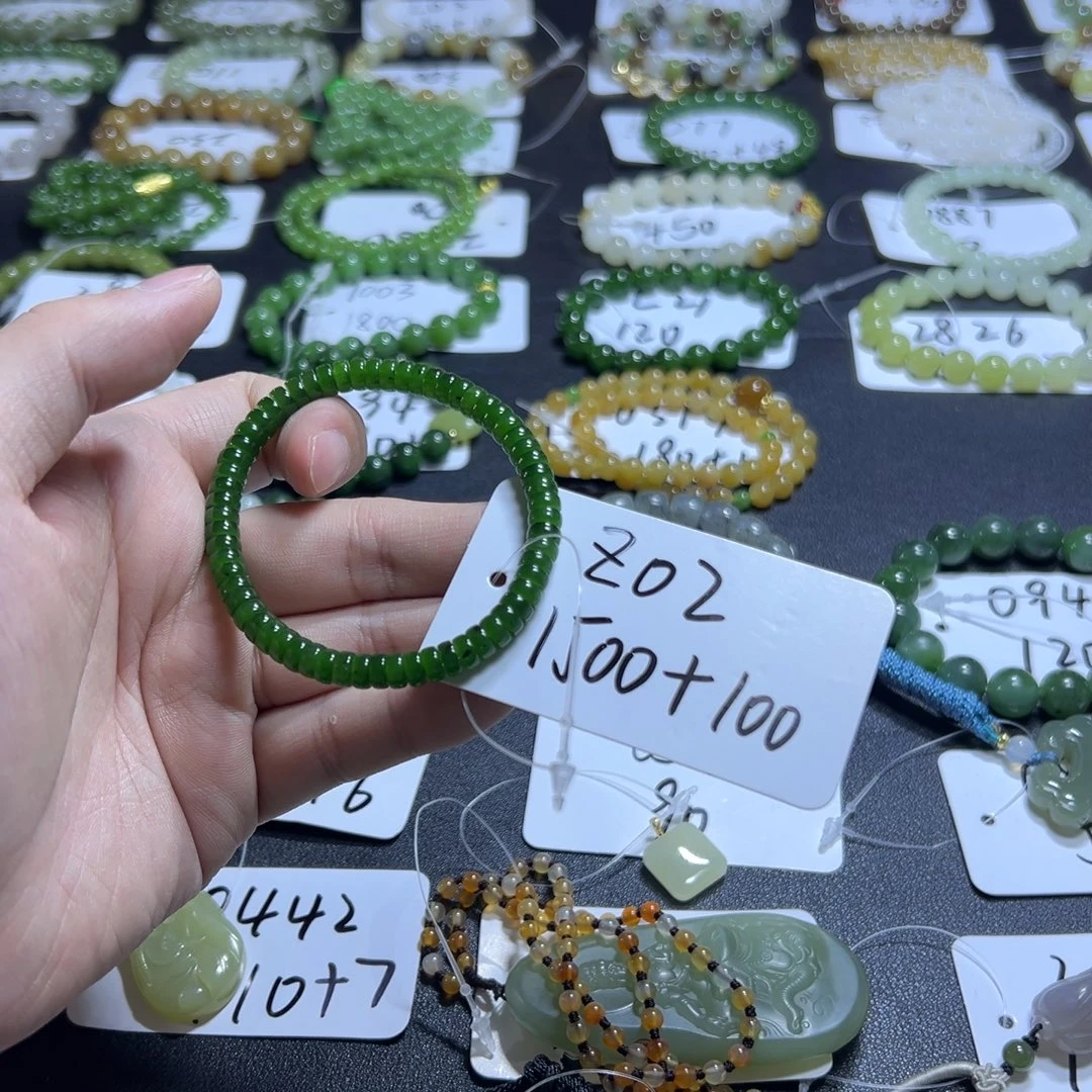 和田玉未镶嵌手串z02