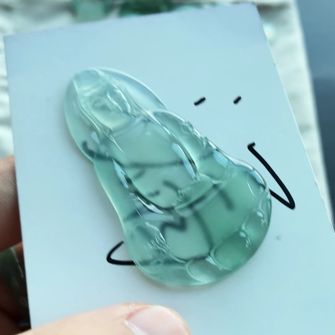 B***因翡翠未镶嵌颈饰翡翠