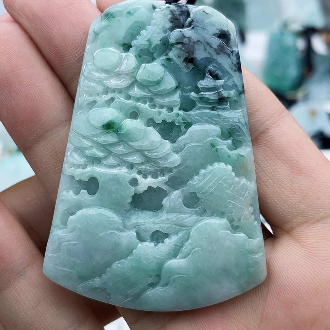 颈饰未镶嵌翡翠翡翠