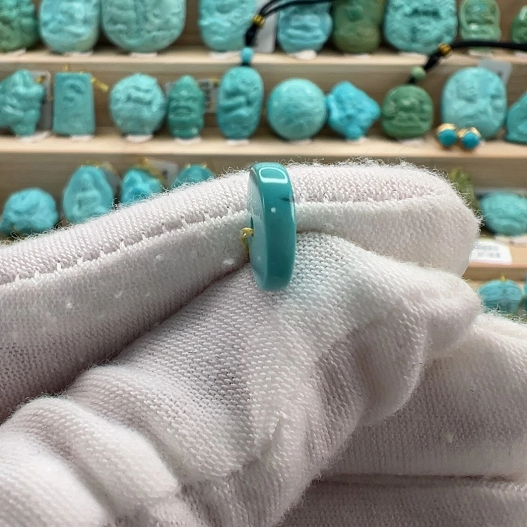 未镶嵌绿松石直切珠10.6x2.8mm