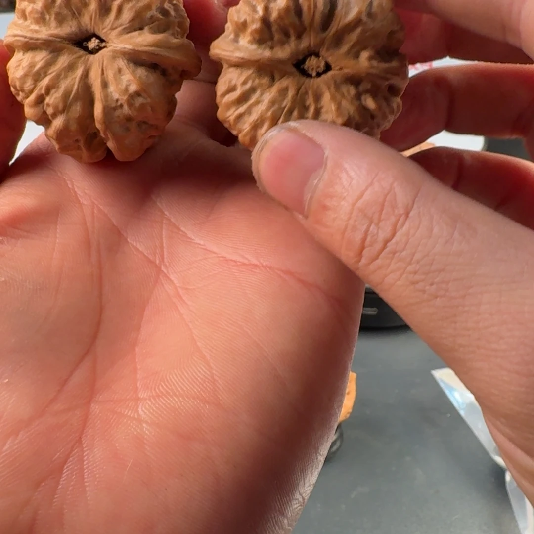 顧***韋吊坠文玩核桃蛤蟆的眼睛是真的好看啊