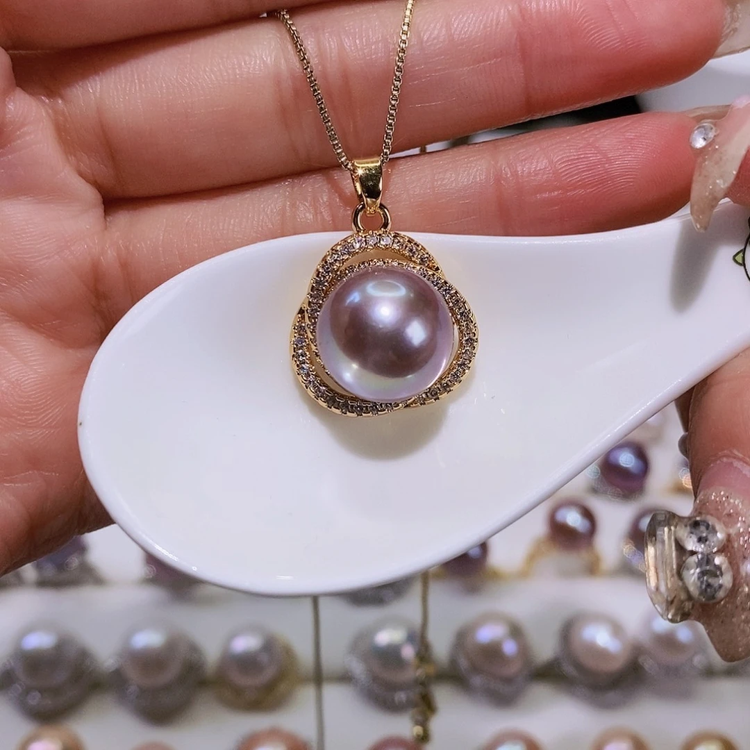 淡水珍珠颈饰合金