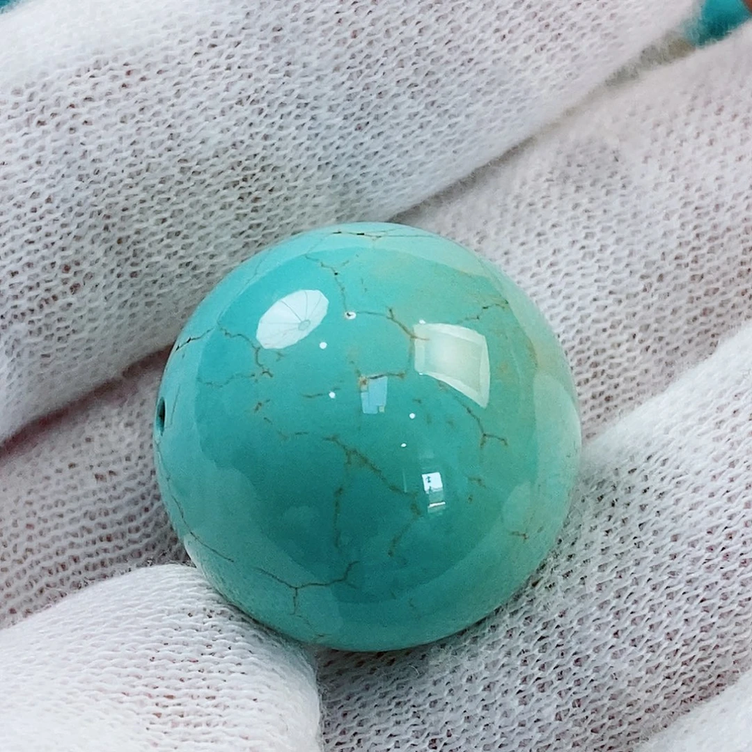 竞***竞绿松石未镶嵌原矿无优化