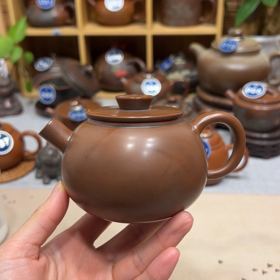 广西钦州坭兴陶炮嘴巨轮250cc球孔