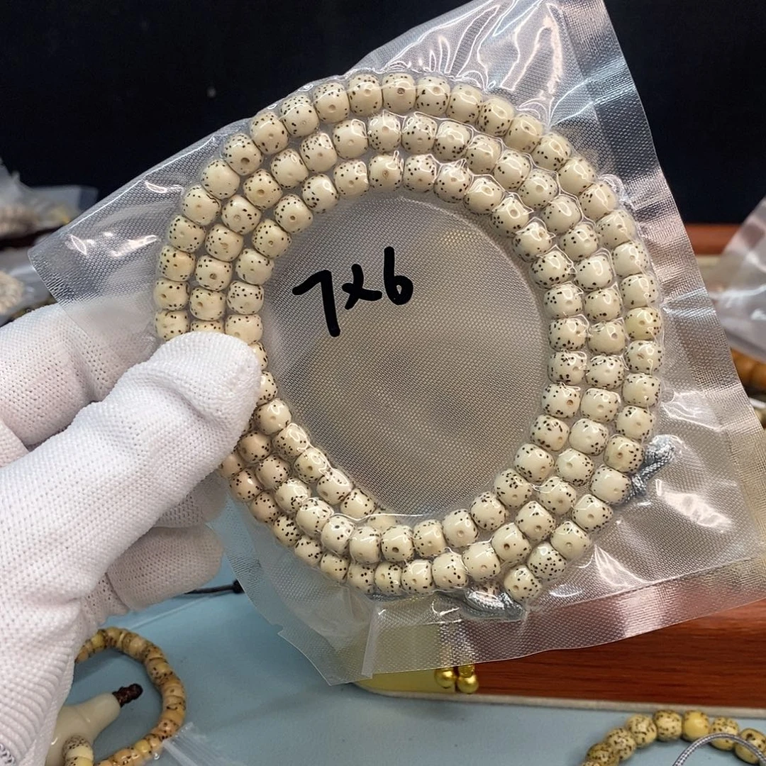 手串星月菩提76大留白带月108