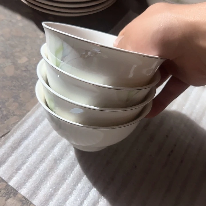瓷片陶瓷盘子碗啥都有口径12高度6