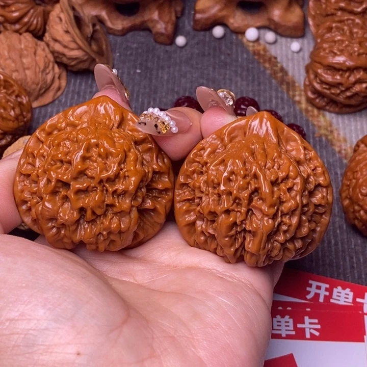 吊坠文玩核桃官帽狮子头