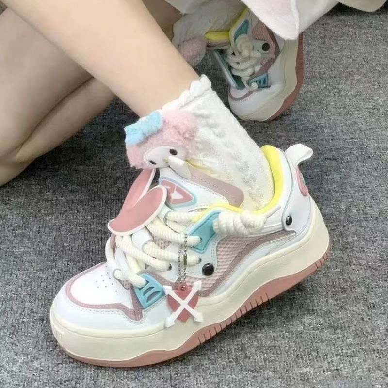 春季新款小白鞋女板鞋原创小众设计感潮流新款增高厚底百搭新款