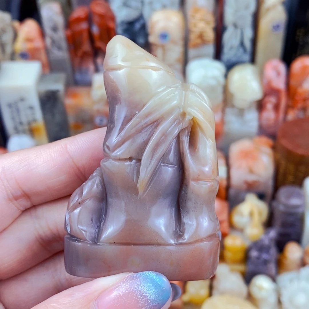 老挝石印石手工篆刻包邮包刻自定义内容