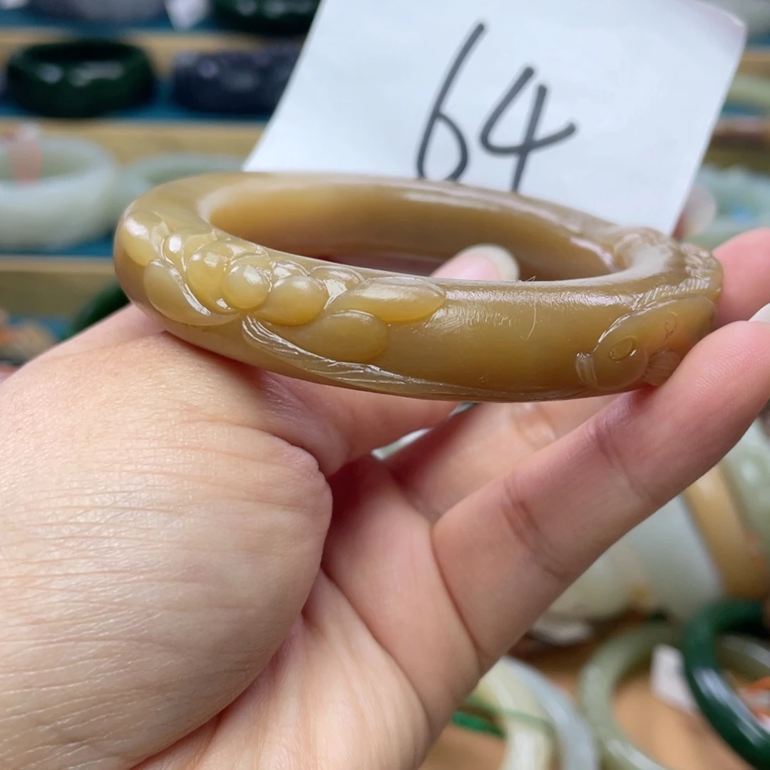 未镶嵌手镯和田玉圈口55