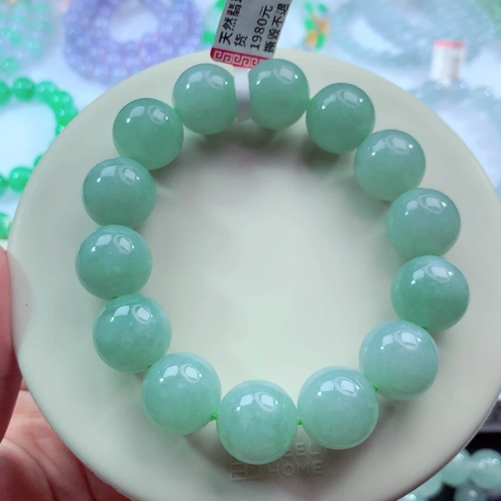 翡翠未镶嵌手链卡15