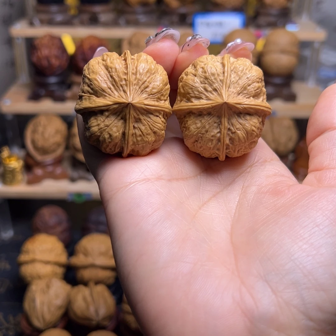 桃核把件半壁四棱H4、38……