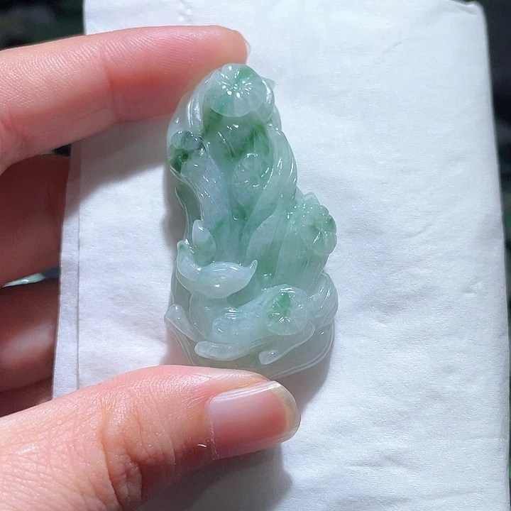 颈饰未镶嵌翡翠天