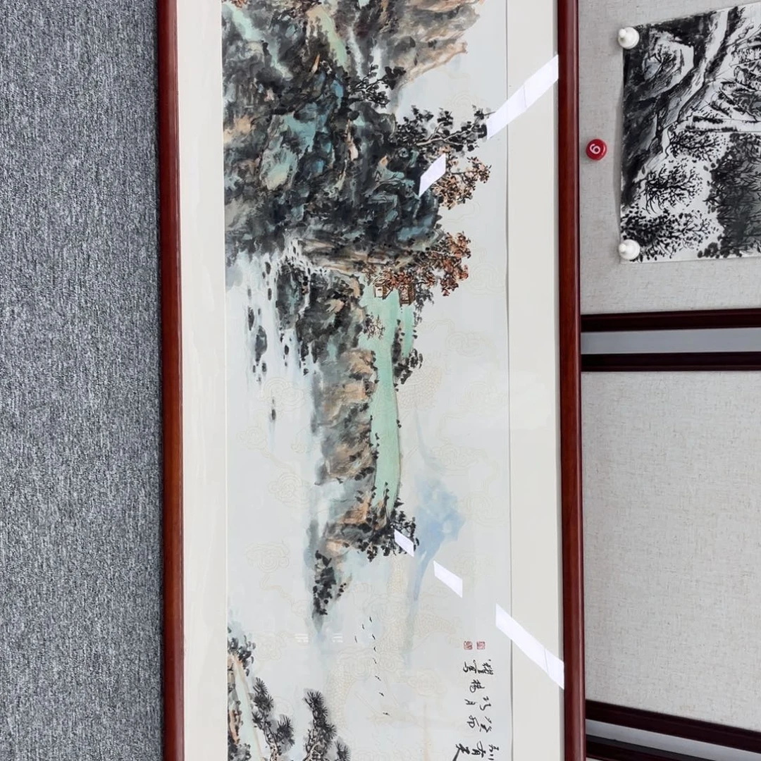 国画绘画作品多次参加全国美展