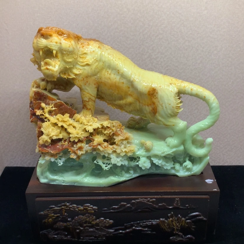 【闪购商品】未镶嵌蛇纹石玉摆件覆膜