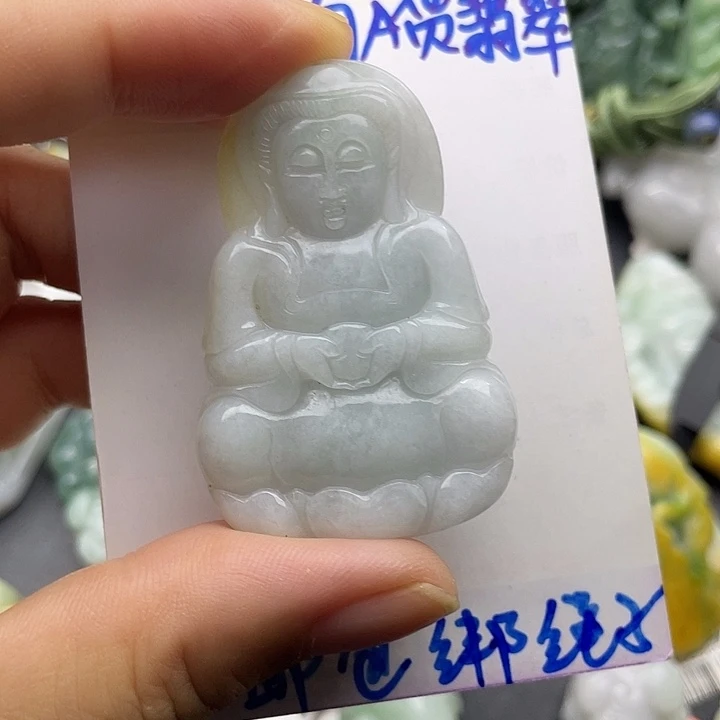 颈饰未镶嵌翡翠天然翡翠