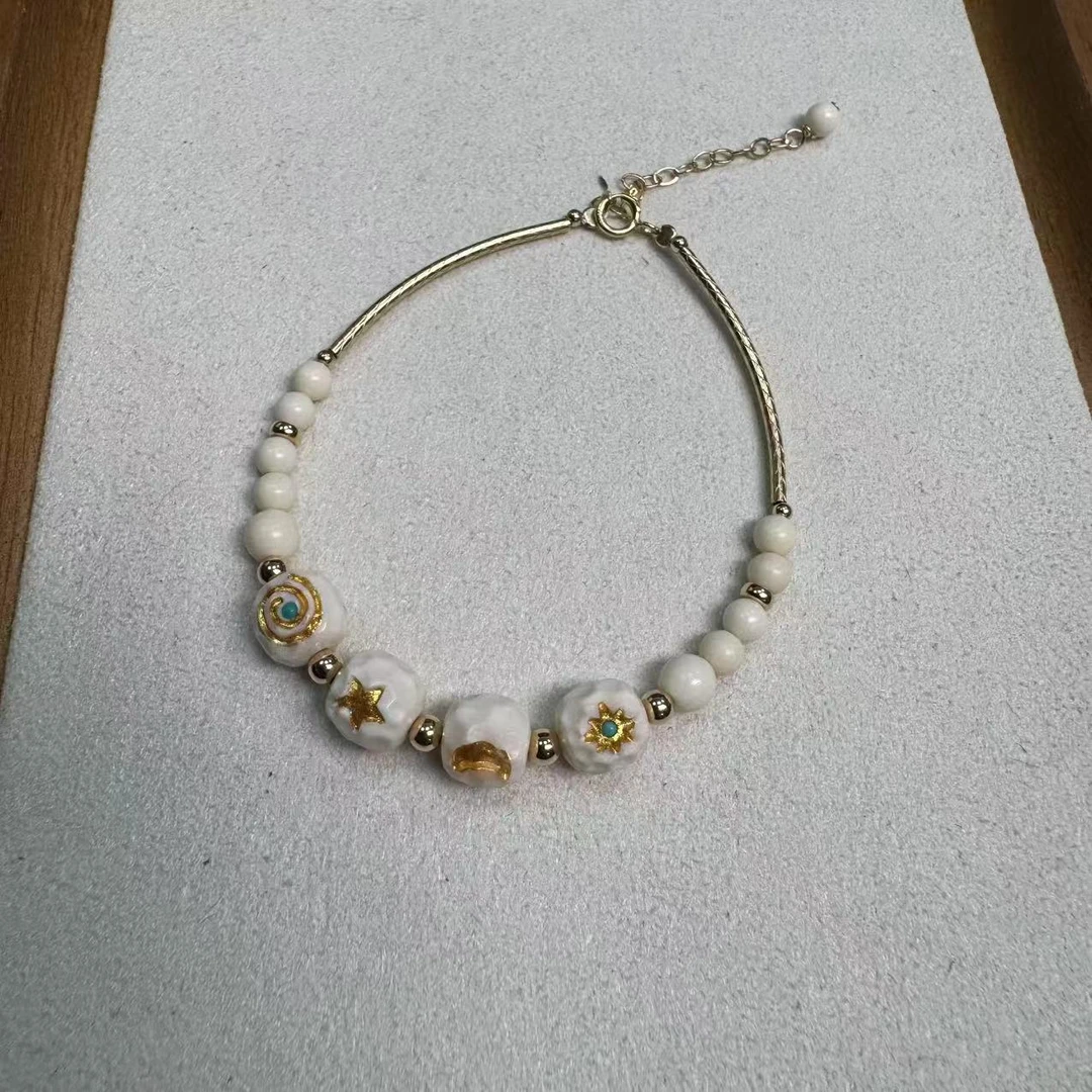 约卡7.5m+猛犸牙日月星辰kk手链