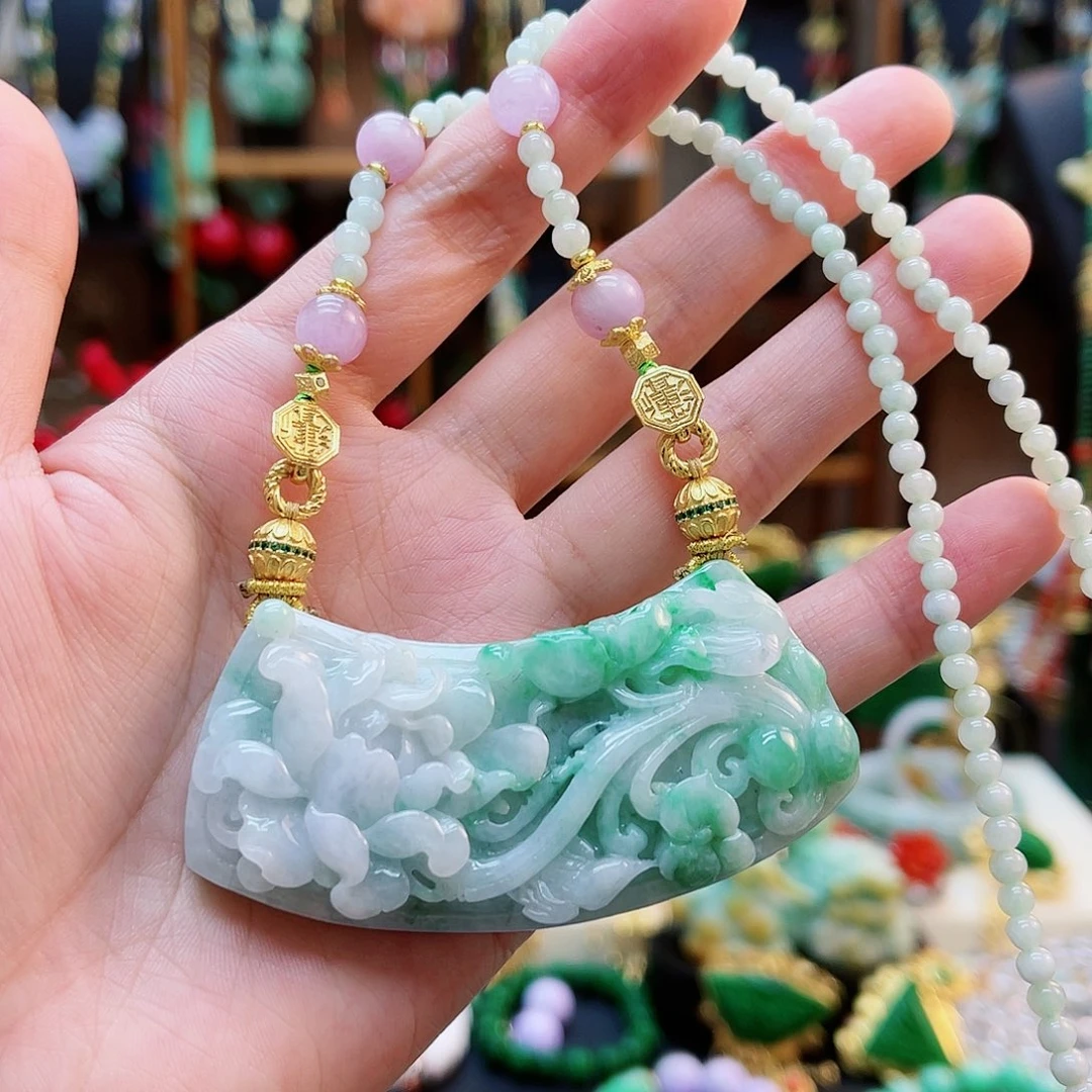 翡翠合金颈饰48小时鉴赏期