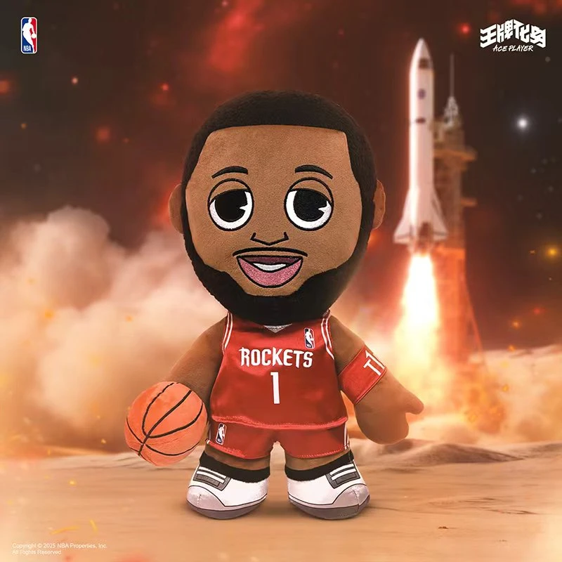 王牌化身【预售】正版NBA麦迪AI发声毛绒玩具手办公仔潮玩摆件