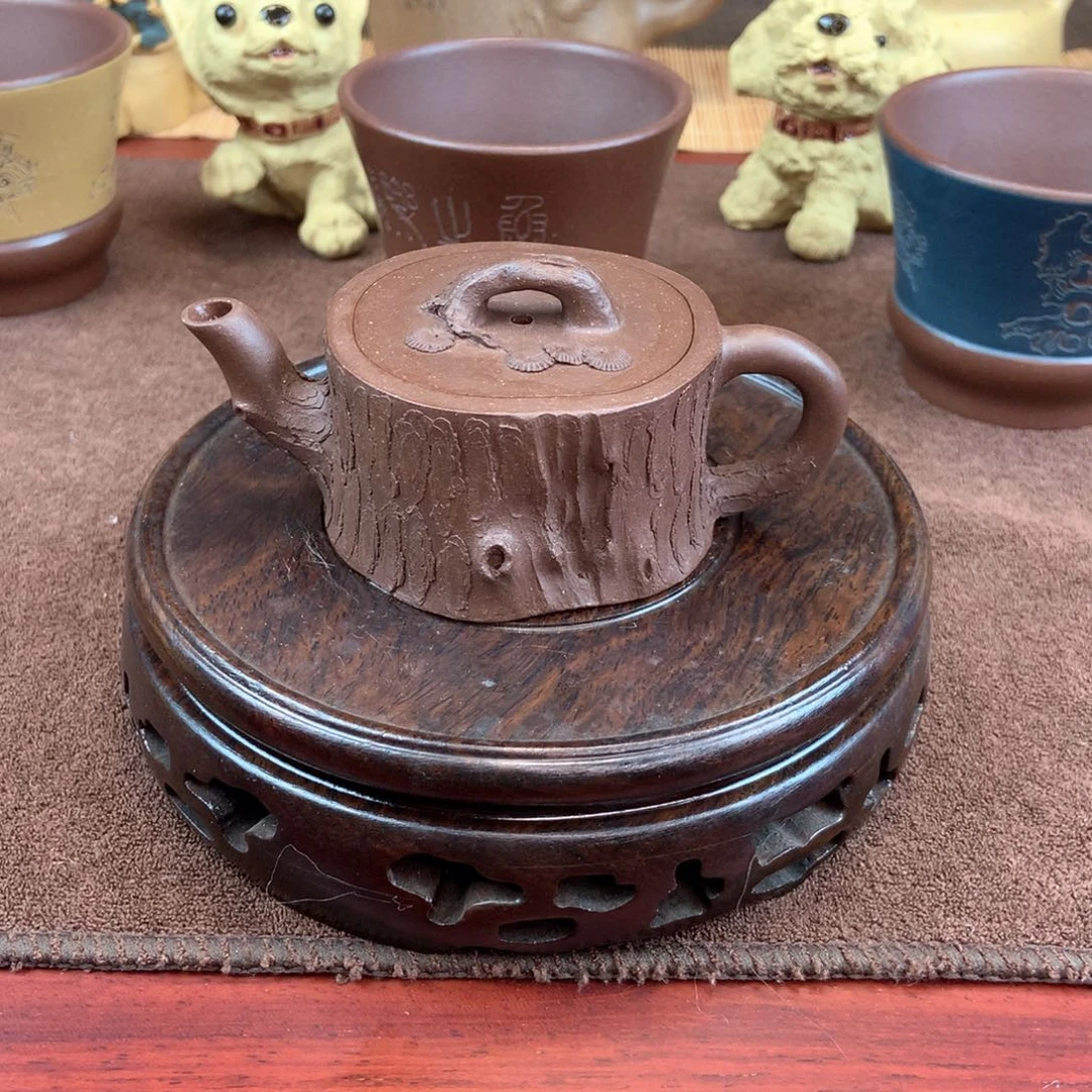 茶壶紫砂小松桩紫泥