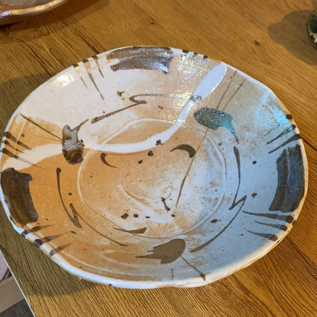 瓷片志野烧手作器皿呀