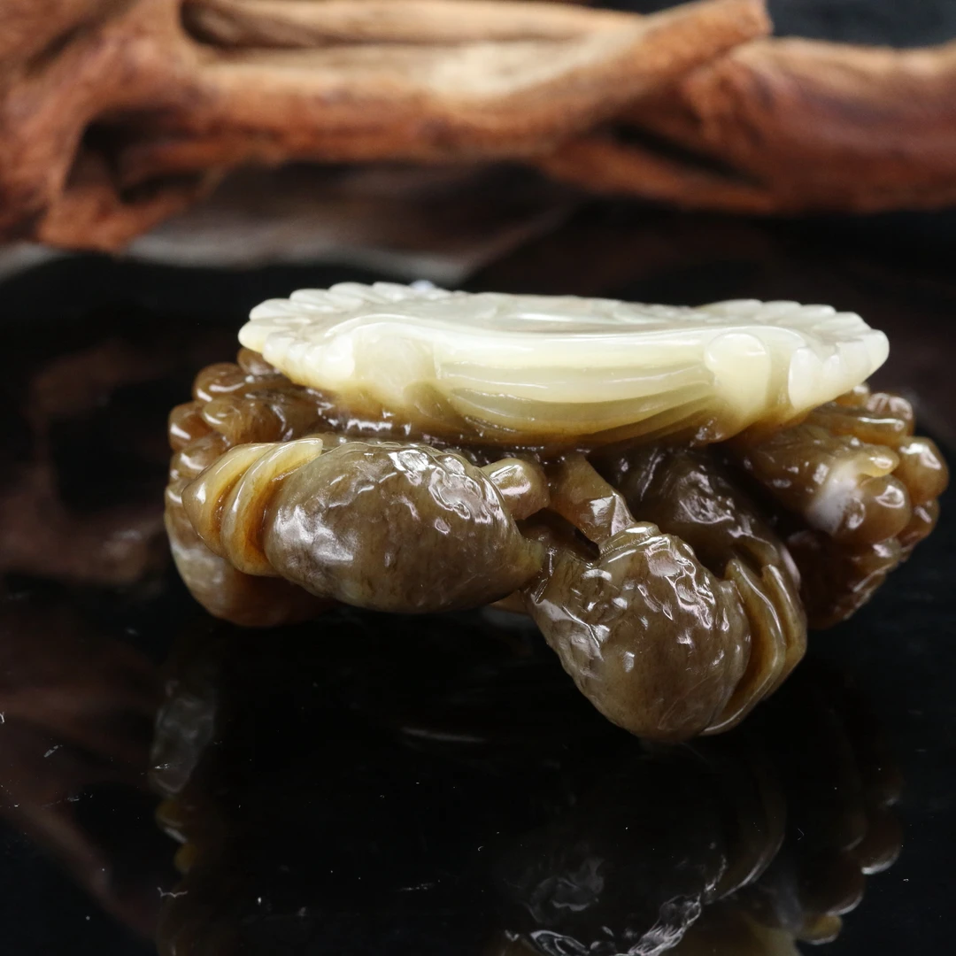 lot24和田玉且末糖特色件/300508厦门保利拍卖