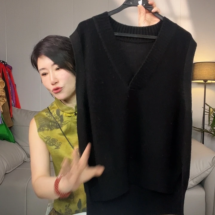 羊毛马甲去拍去拍