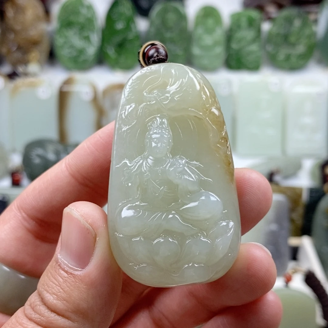 和田玉（糖玉）颈饰未镶嵌