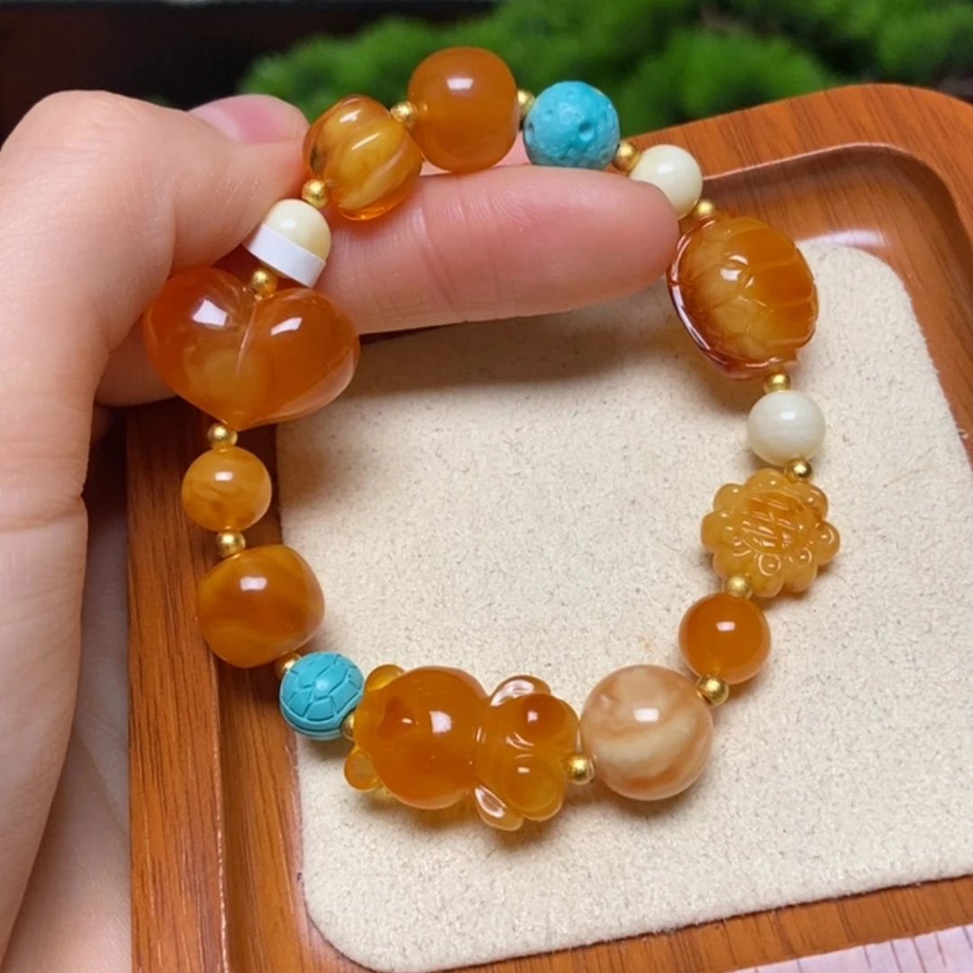 【闪购商品】手链蜜蜡未镶嵌手串