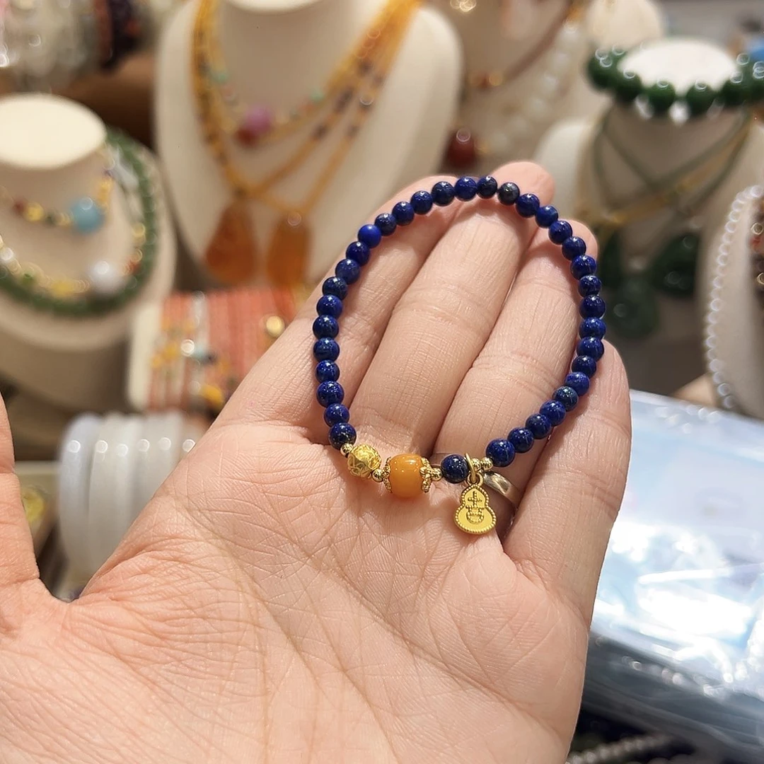 未镶嵌青金石手链咖**+