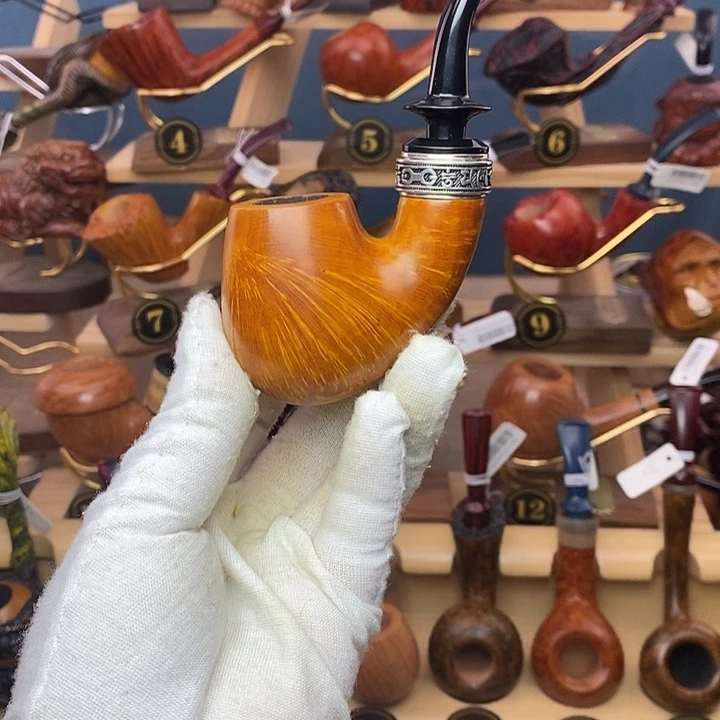 石楠木手工烟斗制作