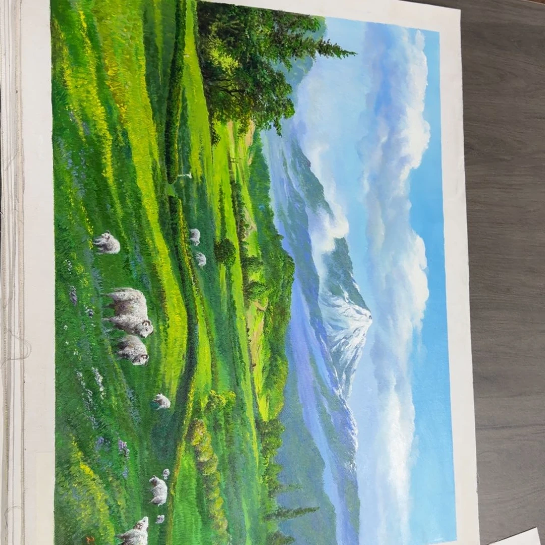 油画我的心也在滴血呢你