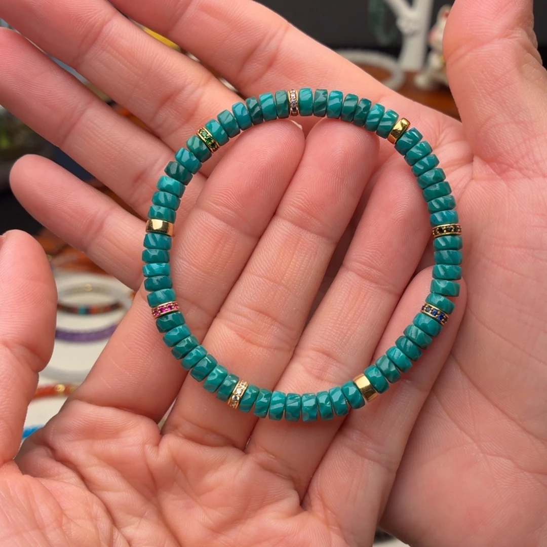 绿松石未镶嵌手链