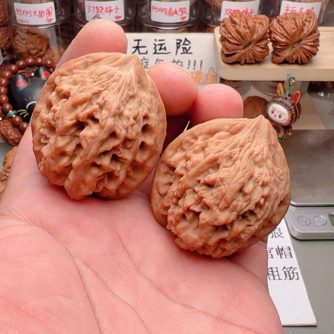 吊坠文玩核桃43尺全品大沽石