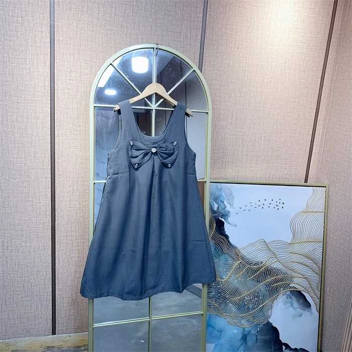 HH047深灰色孕妇背心裙90-125