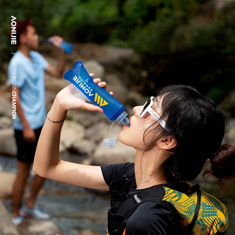 奥尼捷运动软水壶轻便户外软水袋可折叠越野旅行水袋登山便携水杯